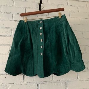 Vintage Suede Skirt